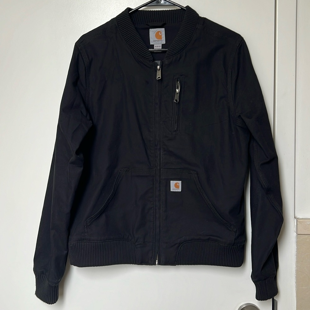 Carhartt Women’s Relaxed Fit Bomber Jacket - Black - Size M 8/10